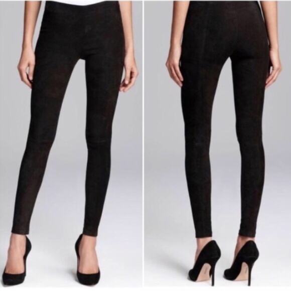 VINCE 100% Leather Suede Leggings - Picture 8 of 8